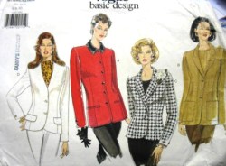 1643 VOGUE LINED BUTTON JACKET LENGTHS PATTERN 6-10, 12-16